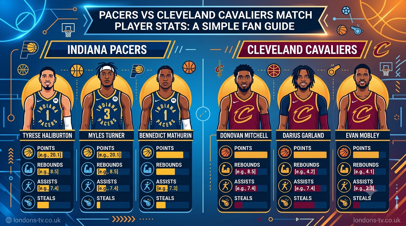 Pacers vs Cleveland Cavaliers Match Player Stats