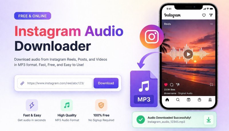 Instagram Audio Download MP3